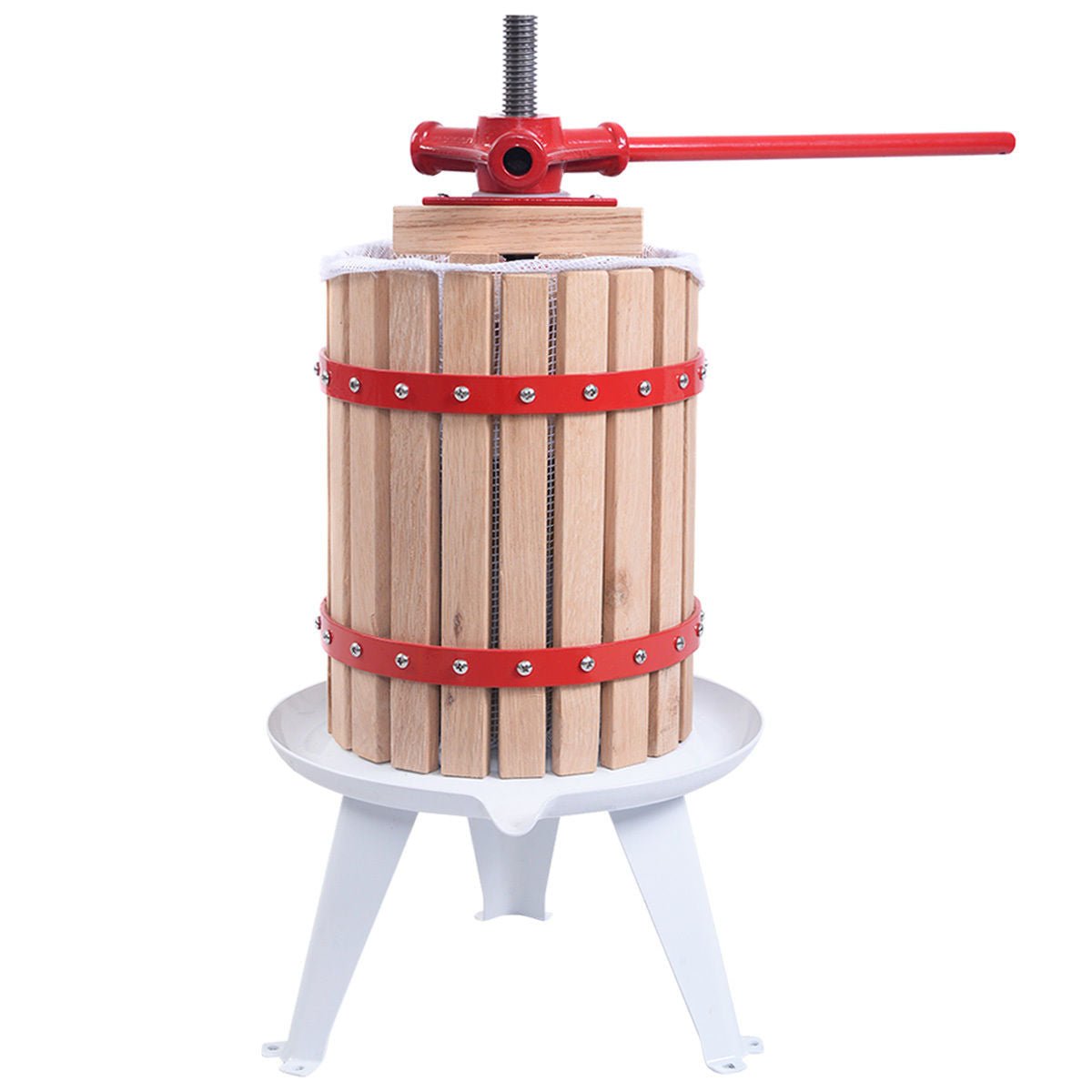 Costway, 1.6 Gallon Fruit Wine Press Cider Juice Maker Tool