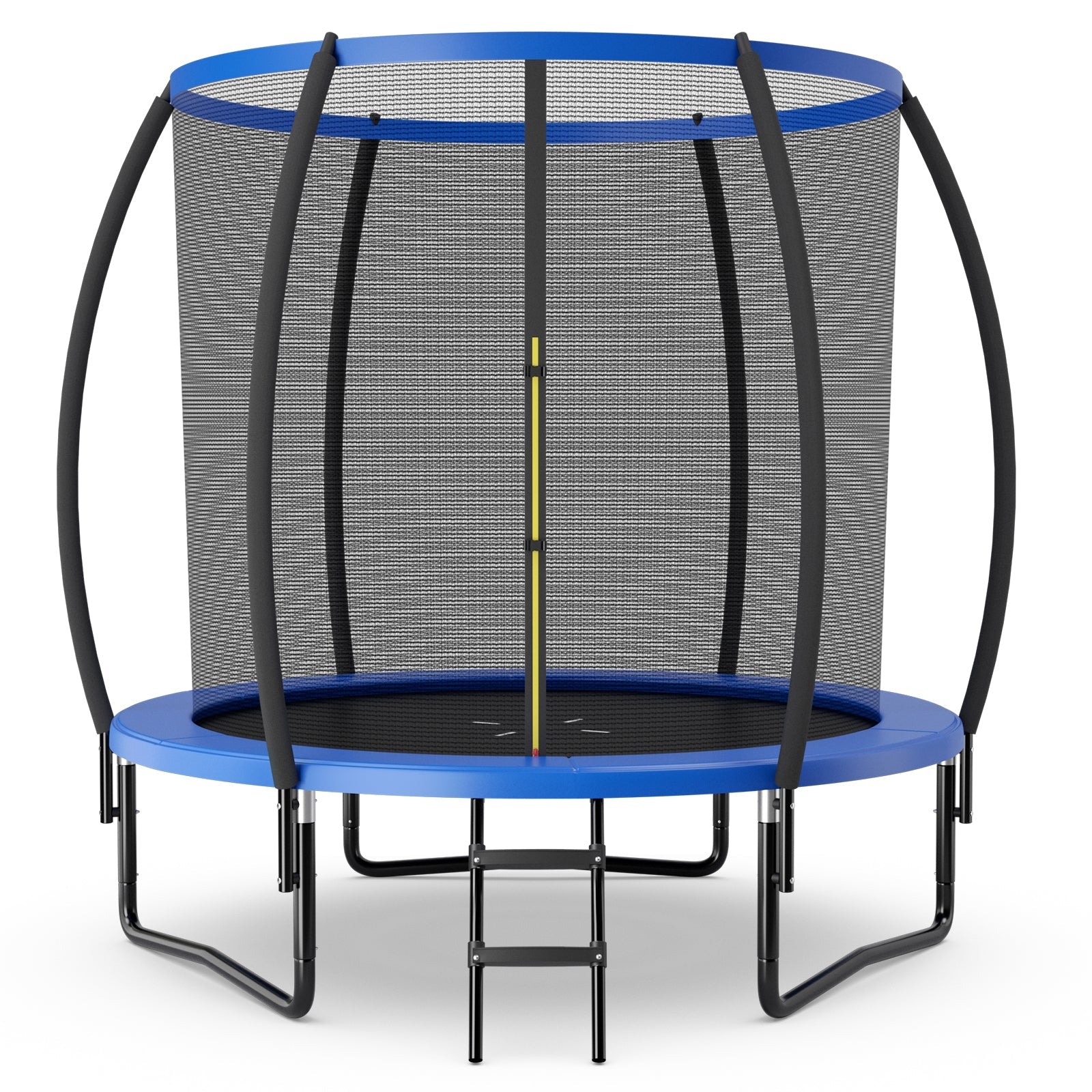 Relaxacare, 10 Feet ASTM Approved Recreational Trampoline with Ladder-Blue