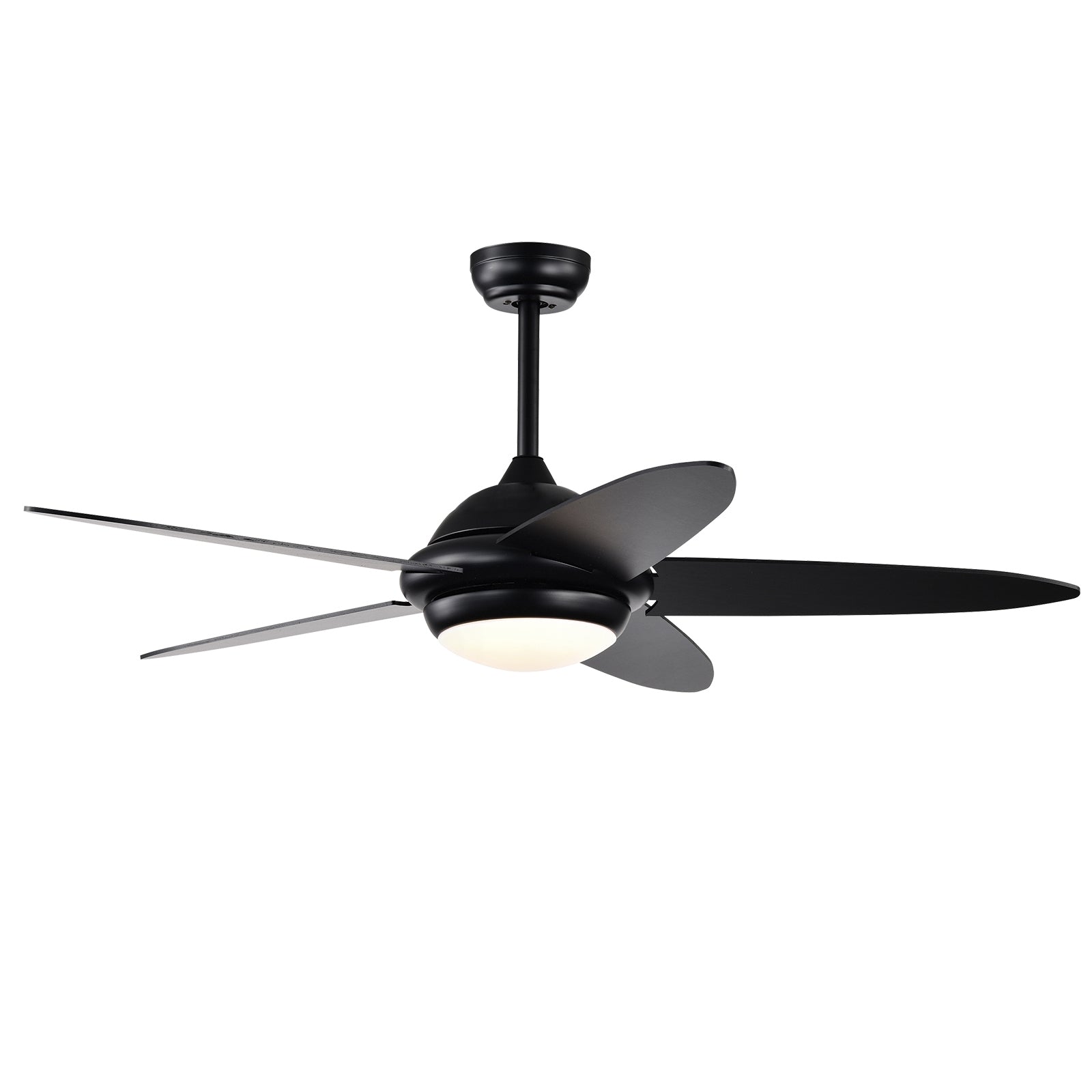 Relaxacare, 52 Inch Ceiling Fan with Lights and 3 Lighting Colors-Black